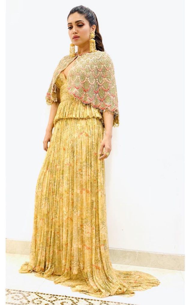 Bhumi Pednekar in Varun Bahl Couture for his store launch in Mumbai (1)