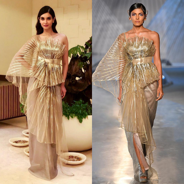 Diana Penty in Amit Aggarwal for the IFFI 2018 Goa closing ceremony (4)