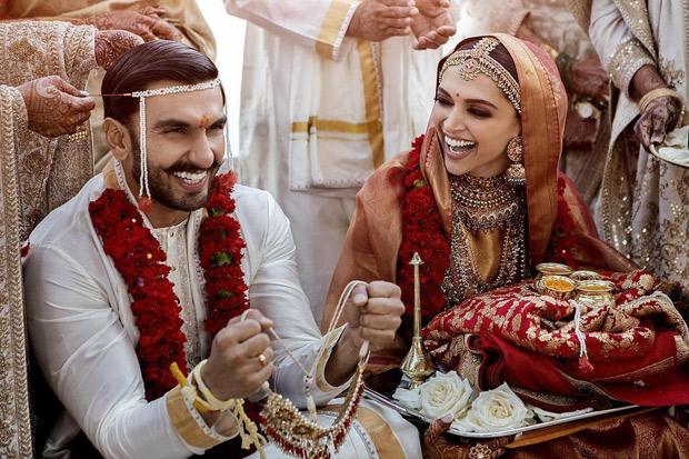 FIRST OFFICIAL pics out: Ranveer Singh - Deepika Padukone look breathtakingly REGAL as they tie the knot at Lake Como