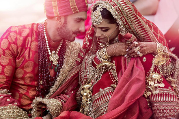 FIRST OFFICIAL pics out: Ranveer Singh - Deepika Padukone look breathtakingly REGAL as they tie the knot at Lake Como