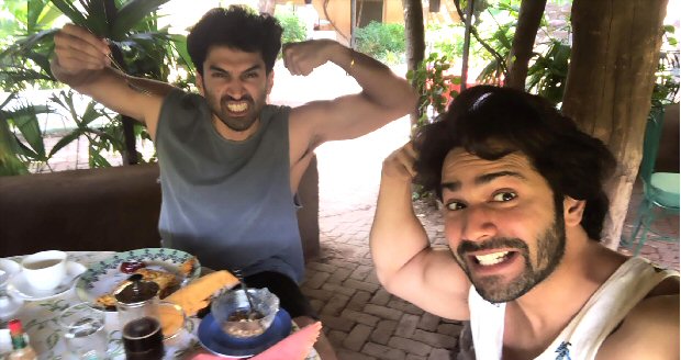 Kalank duo Varun Dhawan and Aditya Roy Kapur wrap up Indore schedule with their bromance