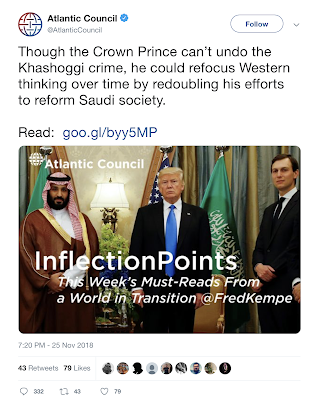 the atlantic council and leveraging the khashoggi murder for good
