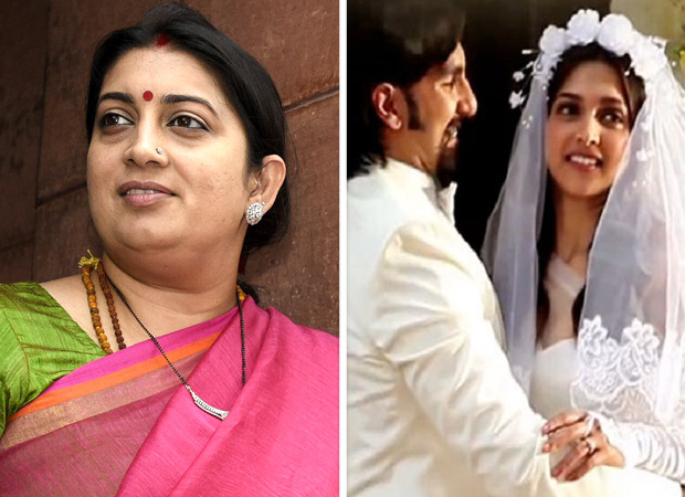 Smriti Irani shares a quirky meme on the long wait for the Ranveer Singh - Deepika Padukone wedding pictures