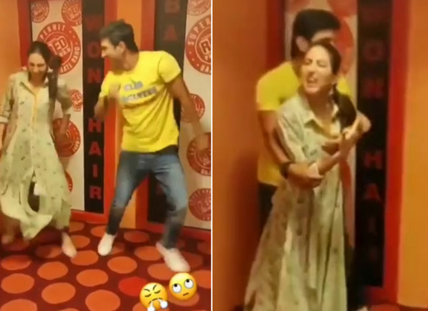 WATCH Sara Ali Khan attempts dad Saif Ali Khan's 'Ole Ole' hook step while Sushant Singh Rajput makes fun of her