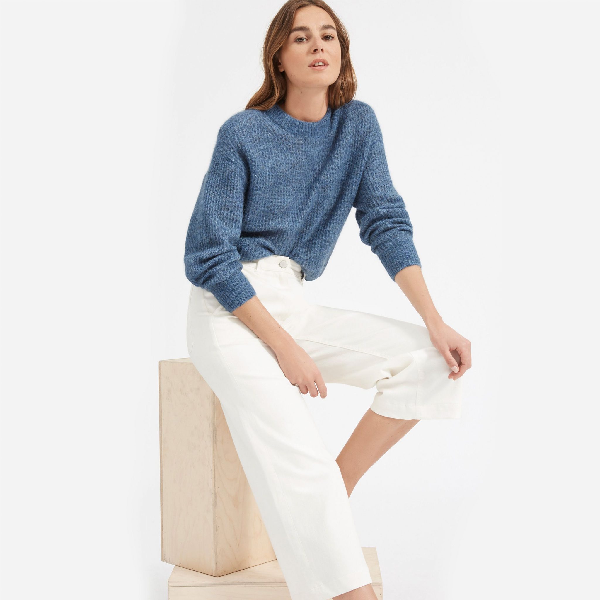 everlane just released its comfiest sweater yet