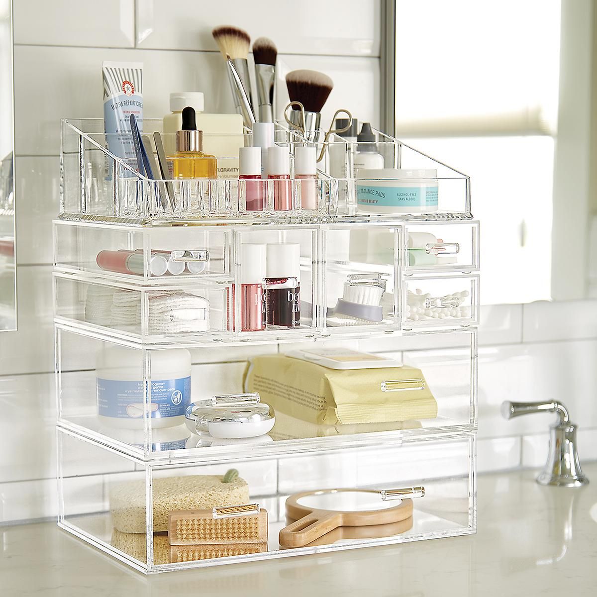 these beauty storage ideas will reduce your stress on rushed mornings