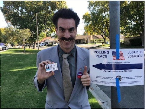 sacha baron cohen is trying to scare americans with this photo