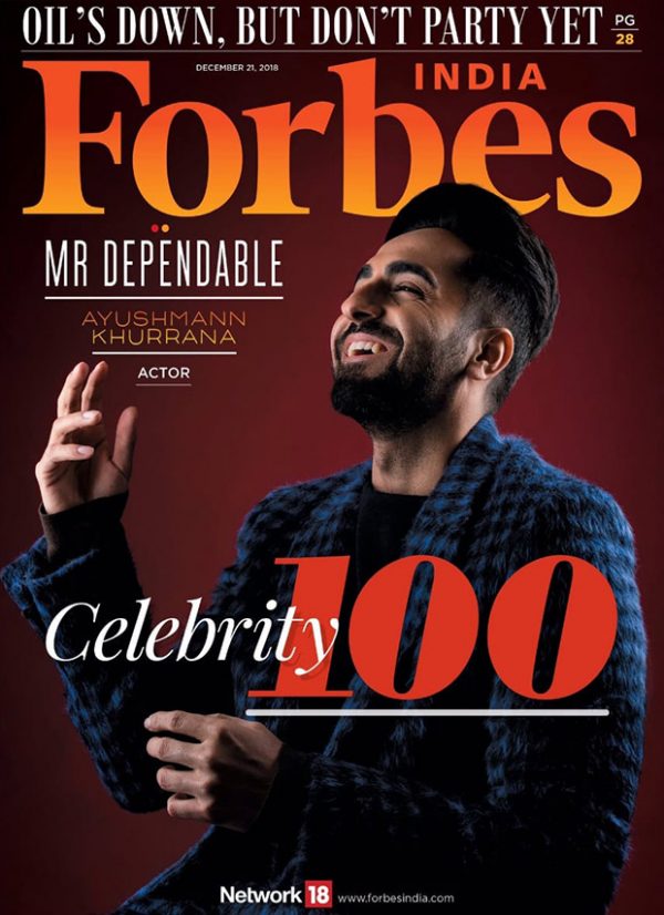 2018 forbes india celebrity 100: salman khan tops the list, deepika padukone is the only woman in top 10, while shah rukh khan & priyanka chopra’s ranks drop