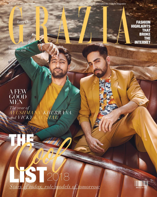 Ayushmann Khurrana and Vicky Kaushal for Grazia