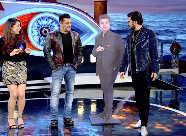 bigg boss 12: ranveer singh, sara ali khan and rohit shetty turn up the heat on salman khan’s show (inside pics and all the deets)