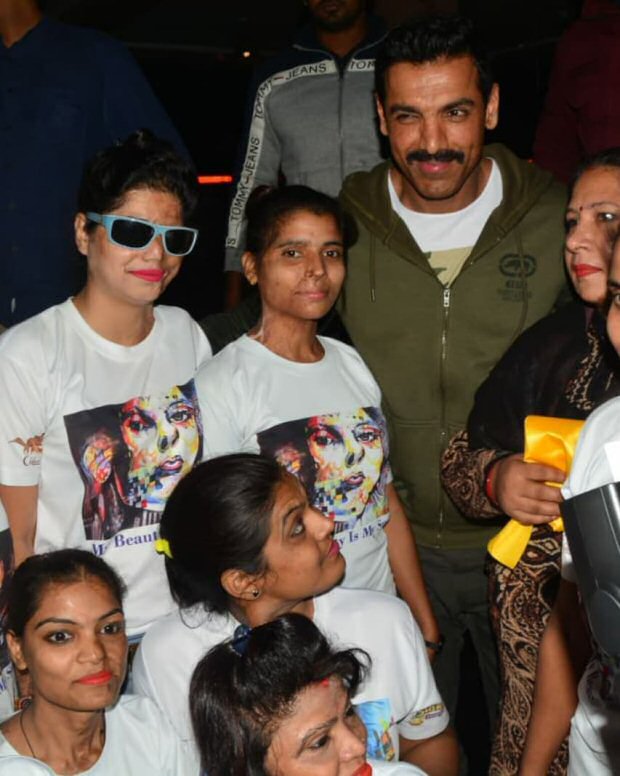 Check out John Abraham meets up with acid attack survivors in Lucknow