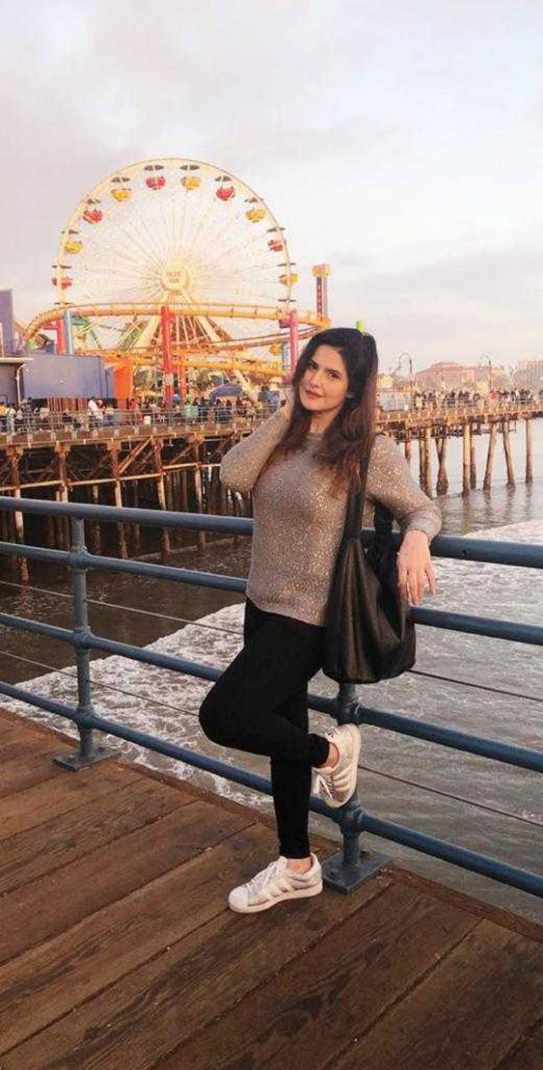 Here’s how Zareen Khan is CELEBRATING Christmas far away from India
