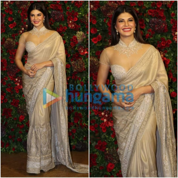 Jacqueline Fernandez at Ranveer Singh - Deepika Padukone wedding reception