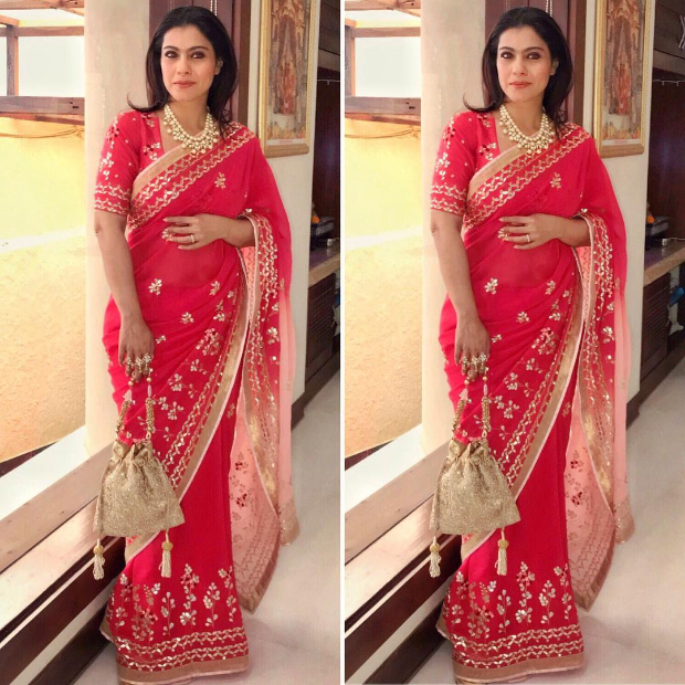 Kajol in Devnaagri for a wedding (1)