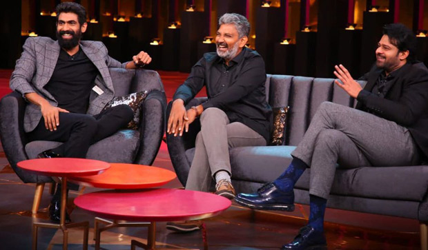 koffee with karan 6: baahubali trio prabhas, rana daggubati and ss rajamouli finally grace karan johar’s show