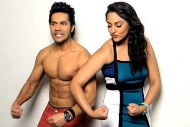 OMG! Sonakshi Sinha scolds Varun Dhawan for calling her BHABHI publicly (watch video)