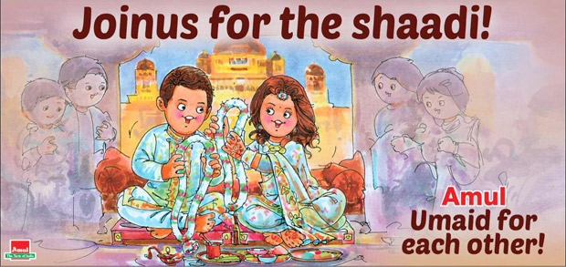 priyanka chopra – nick jonas wedding: amul’s congratulatory message for the newlyweds is filled with puns
