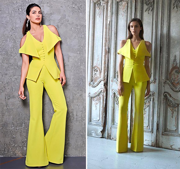 Priyanka Chopra in Safiyaa Resort 2019 collection for KWK 6