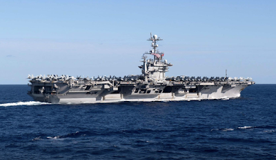 the uss john c. stennis ramping up the rhetoric in the persian gulf