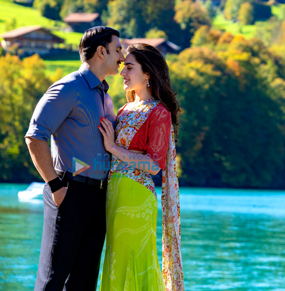 SIMMBA: Ranveer Singh and Sara Ali Khan romance in the Swiss Alps in 'Tere Bin' recreation