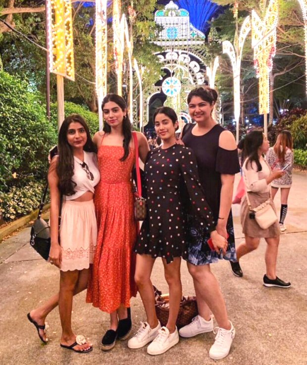 Sisters Janhvi Kapoor and Khushi Kapoor plan a special surprise for Anshula Kapoor in Singapore!