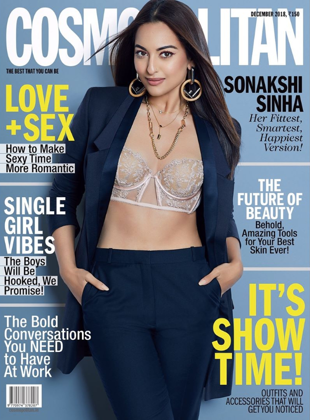 Sonakshi Sinha for Cosmopolitan India for December