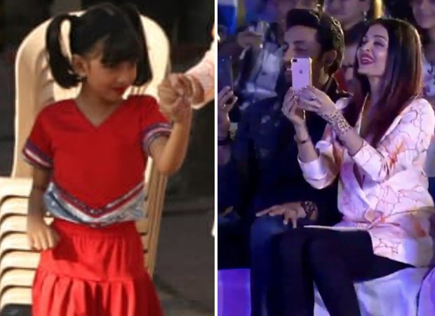 WATCH: Abhishek Bachchan and Aishwarya Rai Bachchan cheer for Aaradhya Bachchan during her performance on 'Shake It Off'