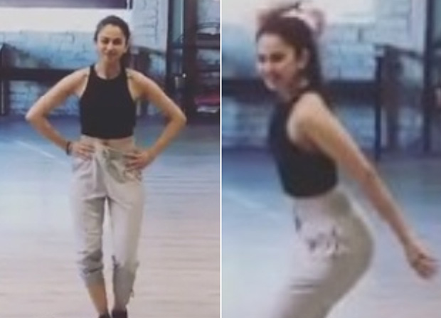 WATCH: Rakul Preet Singh SIZZLES on Elli AvrRam's 'Chamma Chamma' during a dance workshop