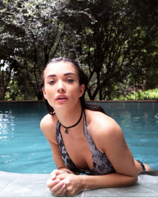 We can’t take our eyes off Amy Jackson and her hot new BIKINI look by the pool