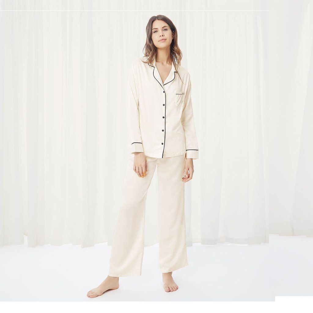 treat yourself to these worth-the-splurge silk pajamas