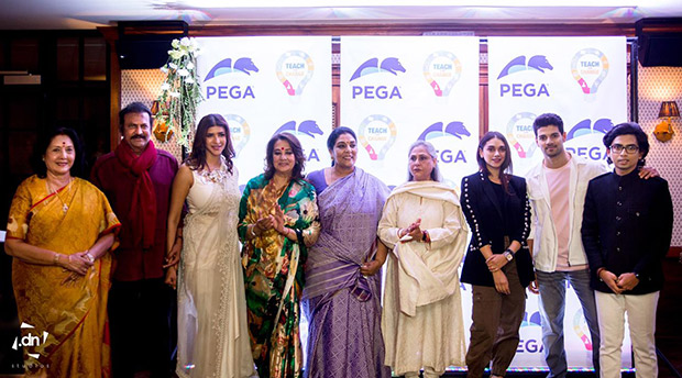 Aditi Rao Hydari unveils the Pega Teach For Change Nationwide movement along with Jaya Bachchan, Taapsee Pannu and Rakul Preet Singh