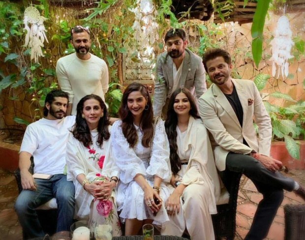 Anil Kapoor enjoys family time during Sunday brunch as Sonam Kapoor, Anand Ahuja join the famjam