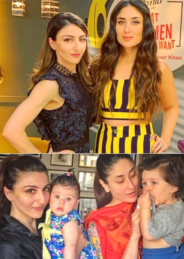 Kareena Kapoor Khan and Soha Ali Khan get SCOLDED by their husbands with regards to Taimur and Inaaya