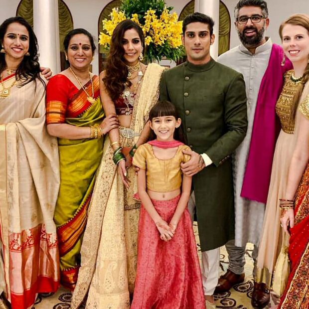 Prateik Babbar - Sanya Sagar Wedding: Raj Babbar excitedly danced at his son’s wedding reception