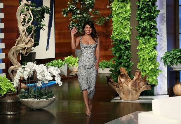 Priyanka Chopra in Vivienne Westwood for The Ellen Show (2)