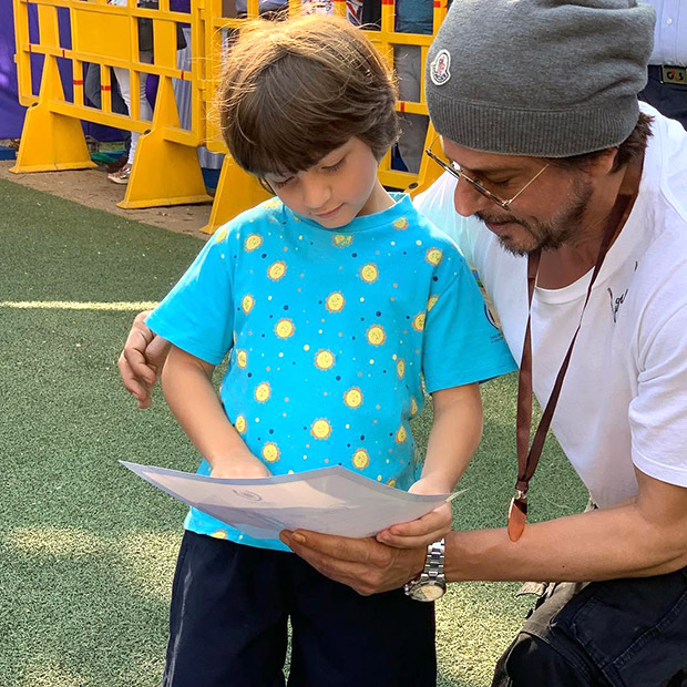 Shah Rukh Khan and Aryan Khan share cutesy moments with little one AbRam Khan