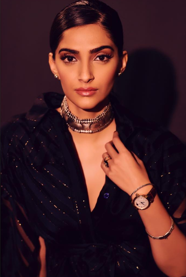 Sonam Kapoor Ahuja in Raph and Russo for IWC Schaffhausen opening dinner party in Geneva (1)