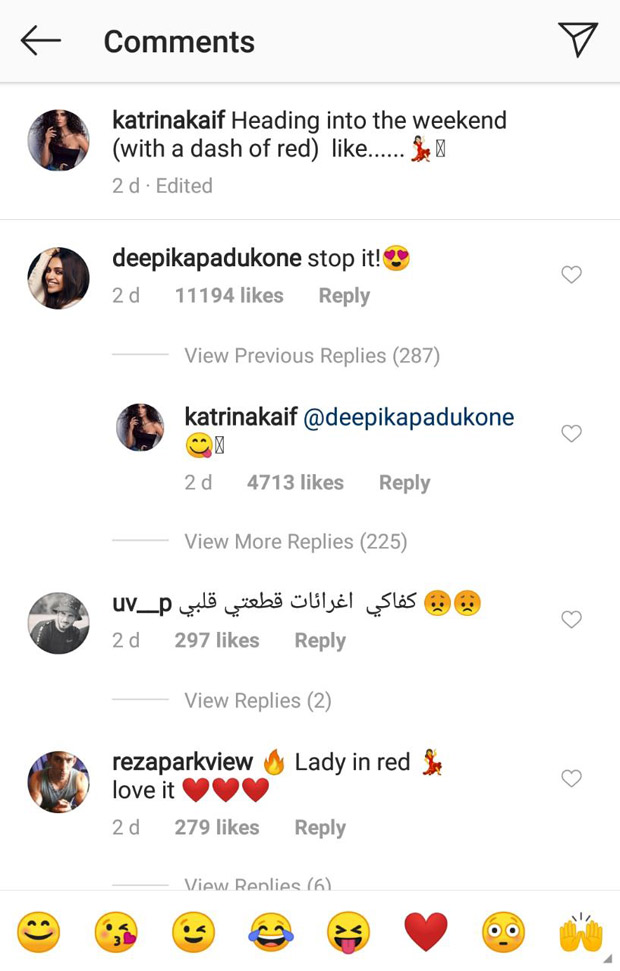 Katrina Kaif shares a RED HOT insta-video and Deepika Padukone just can’t handle it 