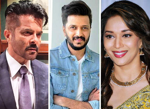 This picture of Riteish Deshmukh fanboy-ing over Anil Kapoor and Madhuri Dixit is all you need to see