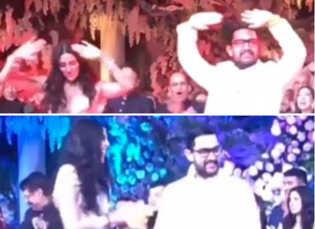 Akash Ambani - Shloka Mehta Wedding: Aamir Khan recreates 'Aati Kya Khandala' with the bride-to-be in the filmiest way at the sangeet ceremony