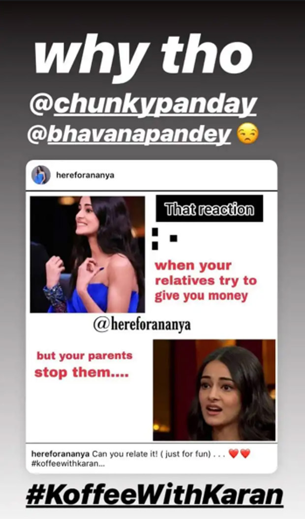 Ananya Panday has a good laugh at her Koffee With Karan memes