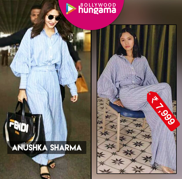 Anushka Sharma in Appapop coordinates airport style