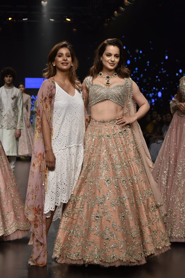 Kangana Ranaut for Anushree Reddy at LFW 2019 Summer_Resort (1)