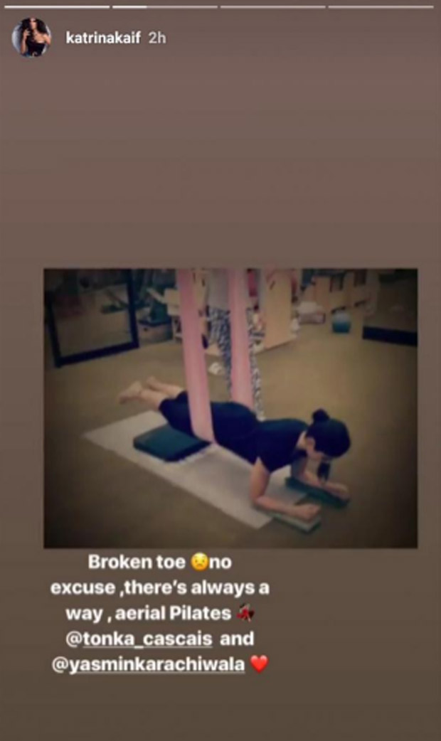 Katrina Kaif redefines dedication as she attends her Pilates’ session despite her injury