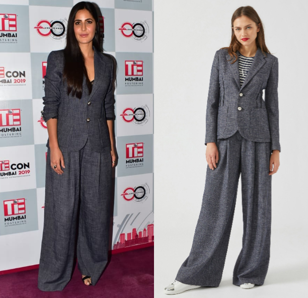 Slay or Nay: Katrina Kaif in an INR 37,500/- Emporio Armani suit for ...