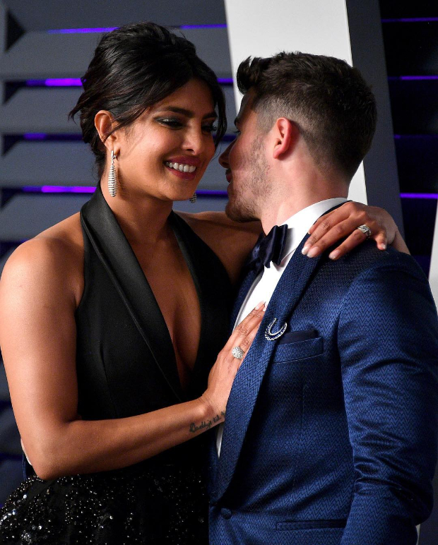 Priyanka Chopra in Elie Saab Haute Couture for Vanity Fair Oscar 2019 after party (6)