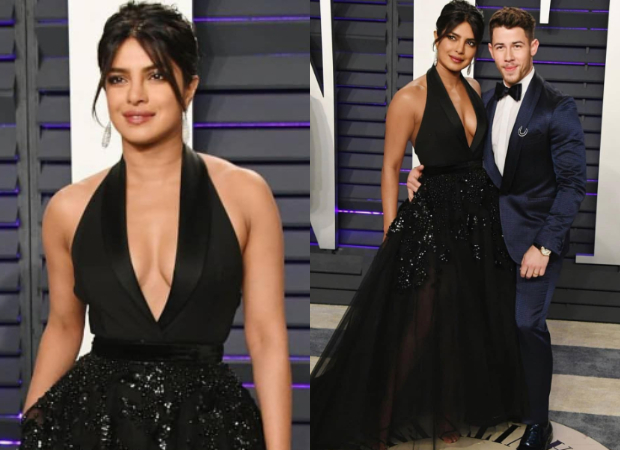 Priyanka Chopra in Elie Saab for Vanity Fair Oscars 2019 after party (Featured)