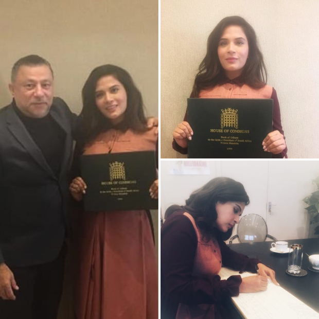 Richa Chadha to feature in The House of Commons Book of Tribute to the late Nelson Mandela!