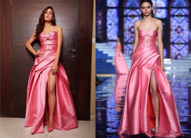 Sara Ali Khan in Monisha Jaising for Nykaa-Femina Beauty Awards 2019 (4)