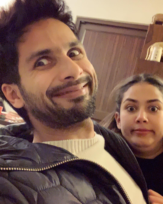 Shahid Kapoor rings in his 38th birthday with cuddles and goofy faces with wife Mira Rajput 